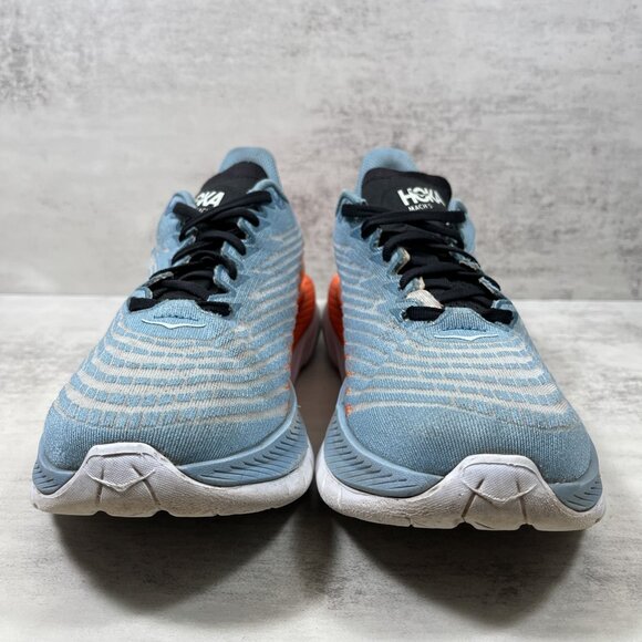 Hoka One One Mach 5 Running Shoes - Men's Size 9 - Blue Orange - Picture 3 of 10